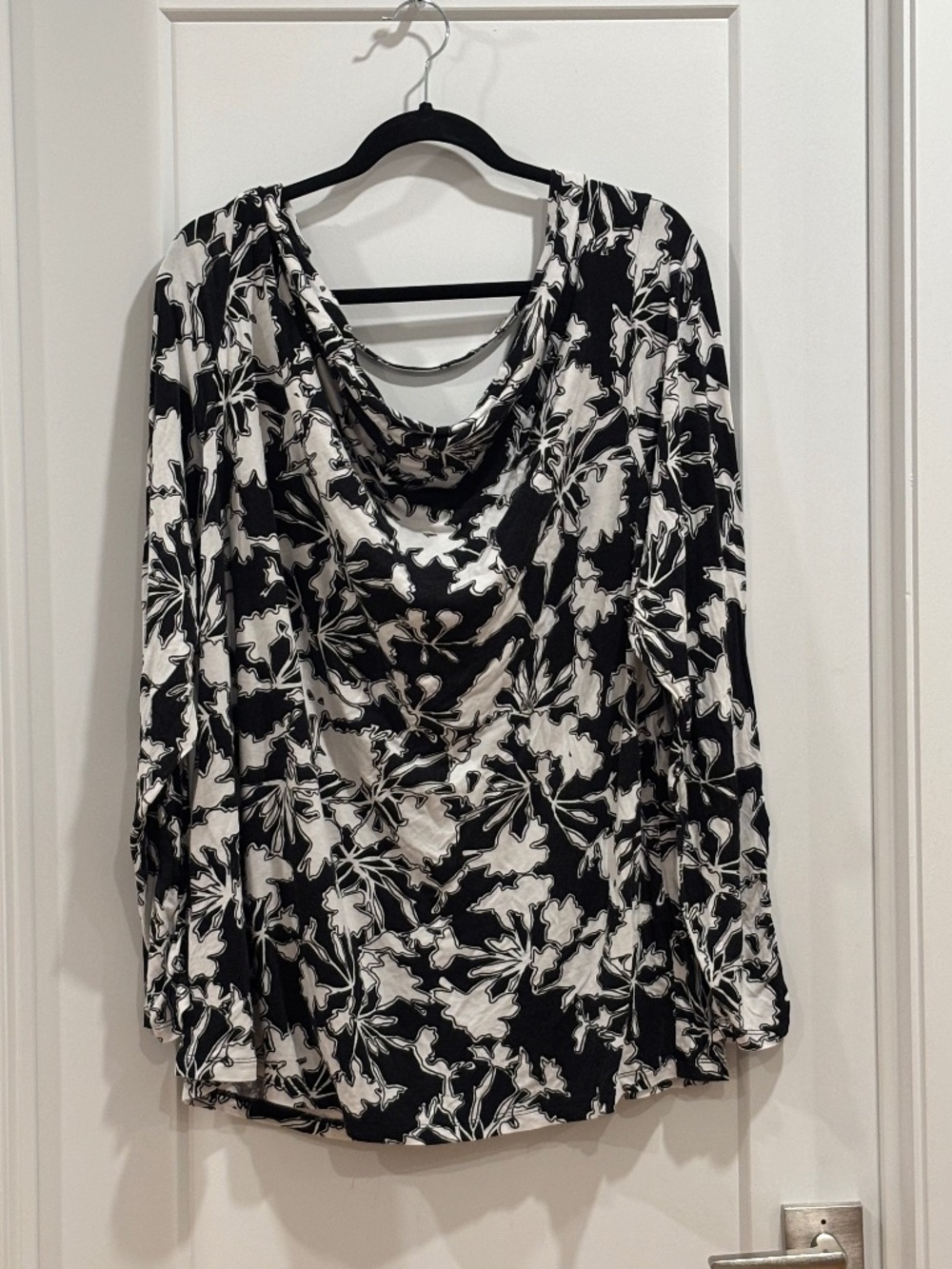 Penningtons In Every Story Black Print Top 2X